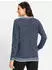 Witt Weiden Langarm-Pullover (198777) rauchblau-ecru-gemustert