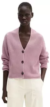 Marc O'Polo V-Neck-Cardigan relaxed aus Heavy-Weight-Organic-Cotton (77316922) mild rose