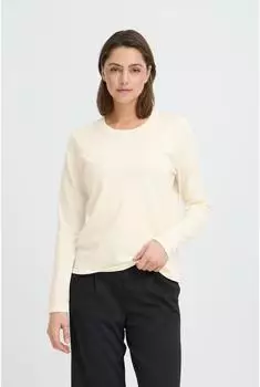 ICHI IHLULS Pullover elfenbein