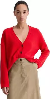 Marc O'Polo Fluffy Lambswool Cardigan (54582602) bright red