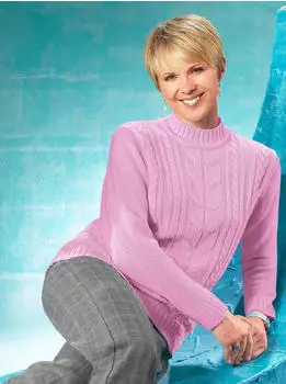Witt Weiden Stehkragenpullover rosé