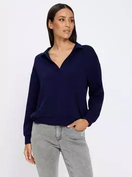 Heine Sweatshirt mit V-Ausschnitt (630736) marine