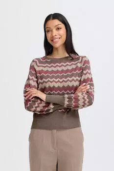 B.Young BYMMORLA Slim Fit Rollkragenpullover (42984244) roan rouge mix