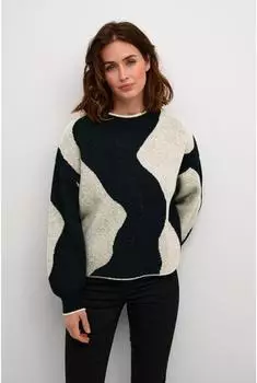 Kaffe KAwilma Knit Pullover (59180715) abstract knit pattern