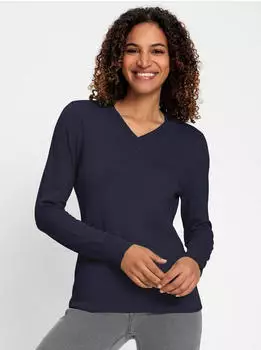 Witt Weiden V-Neck Pullover marine
