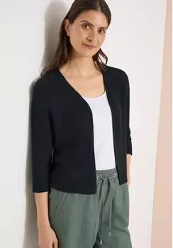 Cecil 3/4-Arm Jacke mit Rippenstruktur (B325362) palm breeze green