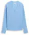 Tom Tailor Strickpullover mit V-Ausschnitt Regular Fit (1050748) light fjord blue
