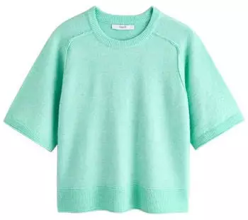 Next Fashion Strickponcho mit Twist-Detail (W8899704) mint