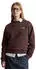 Marc O'Polo French Terry Oversize Sweatshirt merlot/weiß