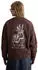 Marc O'Polo French Terry Oversize Sweatshirt merlot/weiß