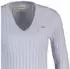 GANT Zopfstrick V-Neck Pullover aus Stretch-Baumwolle (4800101) light blau