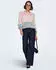 Only ONLLEONA Pullover jade/rosa/weiß