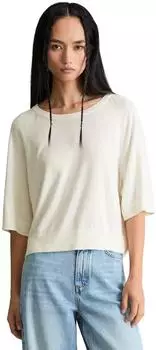 Marc O'Polo Pullover mit 3/4-Arm creme