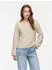 Vila VILIGA L/S O-NECK KNIT TOP - NOOS ecru