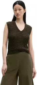 Marc O'Polo Strickpullover aus Bio-Baumwolle-Mix (75290902) dark green multi