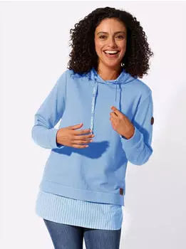 Witt Weiden Kapuzensweatshirt himmelblau