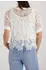 Monari Strickpullover mit Buchstabenmuster (410889) creme/weiß