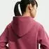 Nike W NK STDO FLC MW STD FZ HDY Kapuzensweatjacke pink smoke/sail