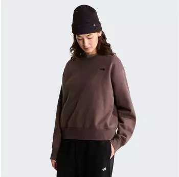 The North Face W TNF Essential Simple Dome Boxy OS Crew Sweatshirt (54242328) smokey braun