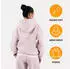 Smilodox Thalea Hoodie Relaxed Fit (124980) altrosa