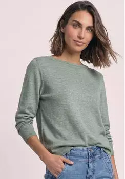Street One Basic Pullover mit U-Boot-Ausschnitt (A30387418035)