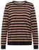 Cecil Gestreifter Melange Pullover (B303878) truffle brown
