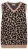 Cecil Pullover Pullunder mit V-Neck und Leo-Muster (B220338) creamy mocha