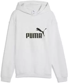 Puma Essentials Elevated No. 1 Relaxed Hoodie Herren Kleidung Weiß (636715_05)