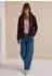 Cecil Kapuzen-Sweatjacke mit Struktur und seitlichen Knopftaschen (B325750) berry red