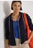 Cecil Kapuzen-Sweatjacke mit Struktur und seitlichen Knopftaschen (B325643) urban dark blue