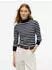 Tommy Hilfiger Cotton Jersey Slim MK-NK SWT Strickpullover Slim Fit (WW0WW51383) stripe dunkelblau/ecru