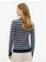 Tommy Hilfiger Cotton Jersey Slim MK-NK SWT Strickpullover Slim Fit (WW0WW51383) stripe dunkelblau/ecru