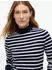 Tommy Hilfiger Cotton Jersey Slim MK-NK SWT Strickpullover Slim Fit (WW0WW51383) stripe dunkelblau/ecru