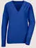 Madeleine Langarm-Pullover mit V-Ausschnitt (82478203) royalblau