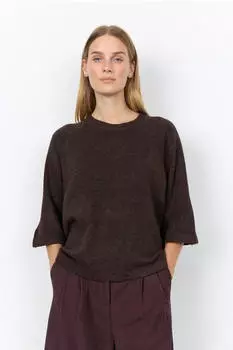 Soyaconcept SC_ORLEAN Strickpullover chocolate plum melange