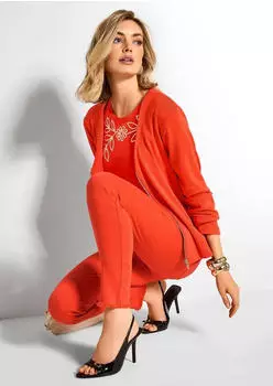 Madeleine Strickjacke blutorange