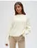 Opus Ponusa Strickpullover mit Rippenstruktur und Raglanärmeln (1061464373106) soft cream