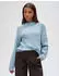 Opus Ponusa Strickpullover mit Rippstruktur und Raglanärmeln (4255849126909) dusty aqua
