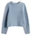 Opus Ponusa Strickpullover mit Rippstruktur und Raglanärmeln (4255849126909) dusty aqua