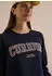 Cecil Sweatshirt mit Rundhals und Stickerei (B304063) urban dark blue