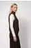 Monari Pullover Weste Regular Fit mit Stehkragen (809984) black coffee
