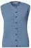 Street One Strickweste mit Knopfleiste und Rundhals (A254146) northern blue mel.