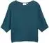 Comma Softer Batwing-Pullover aus Baumwollmix petrol 2184649.5548.