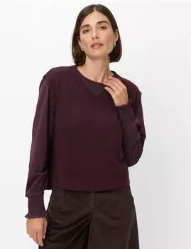 BRAX Damen Strickpullover Style ELISA blackberry violet dunkles lila Gr. (906027_90120400_82)