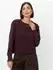 BRAX Damen Strickpullover Style ELISA blackberry violet dunkles lila Gr. (906027_90120400_82)