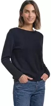 Street One Pullover mit Boat Neck und Rollkanten (A30396317873)
