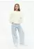 s.Oliver Kuschelige Strickjacke mit Zopfmuster / creme 2186938.0403.