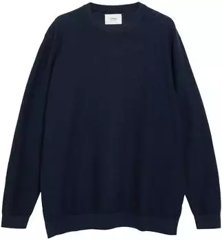 s.Oliver Baumwollpullover mit Flammgarnstruktur blau 2184604.5978.