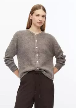 s.Oliver Weiche Strickjacke aus Alpakamix braun 2185418.85W0.