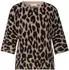 Street One Halbarm Pullover mit Rundhals und Leo-Muster (A30403938041)